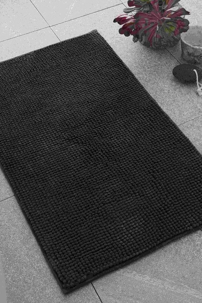 Bobble bath mat - charcoal. Size: 50x80cm BBMAT-CHAR-1