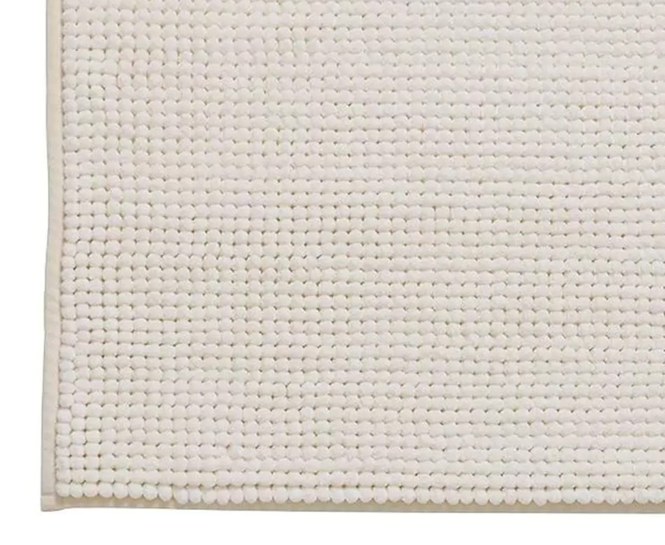 Bobble bath mat - cream. Size: 50x80cm BBMAT-CRE-1 - Image 2