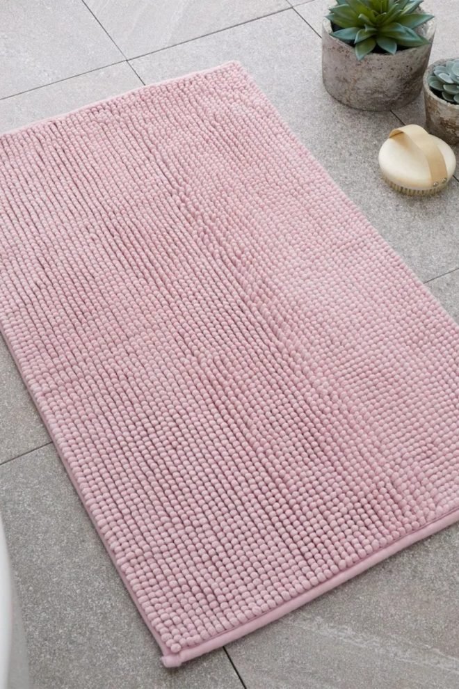 Bobble bath mat - pink. Size: 50x80cm BBMAT-PINK-1