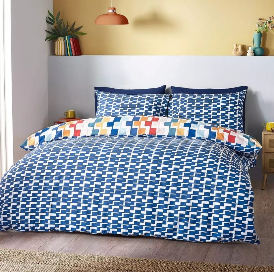 Catherine Lansfield Bryson duvet cover set BRYSON-DUVCOV-1 - Image 2