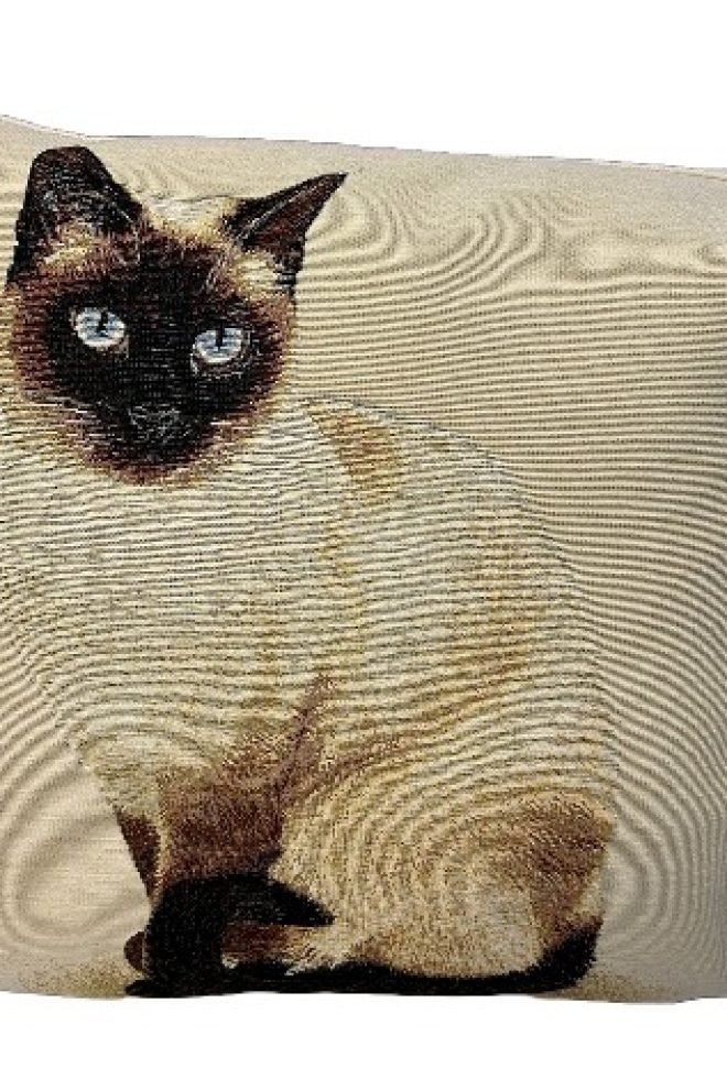 Siamese cat cushion CAT