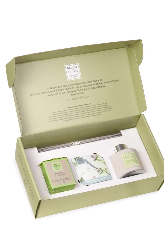 Gift set: diffuser and small candle - grapefruit & lenmongrass GS-GL-1