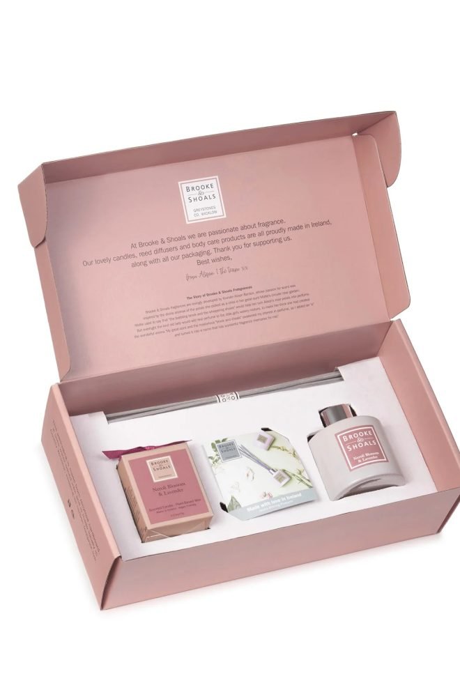 Gift set:  diffuser and small candle - neroli blossom & lavender GS-NL-1