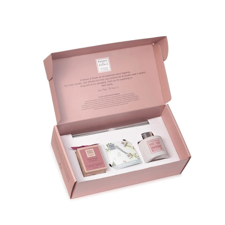 Gift set:  diffuser and small candle - neroli blossom & lavender GS-NL-1
