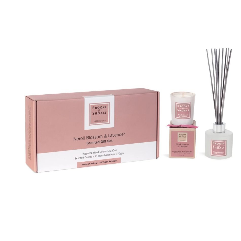 Gift set:  diffuser and small candle - neroli blossom & lavender GS-NL-1 - Image 3