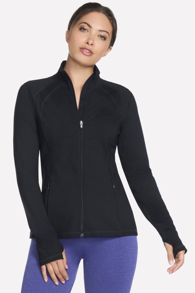 GO WALK Jacket  in black JA132-BLK-1