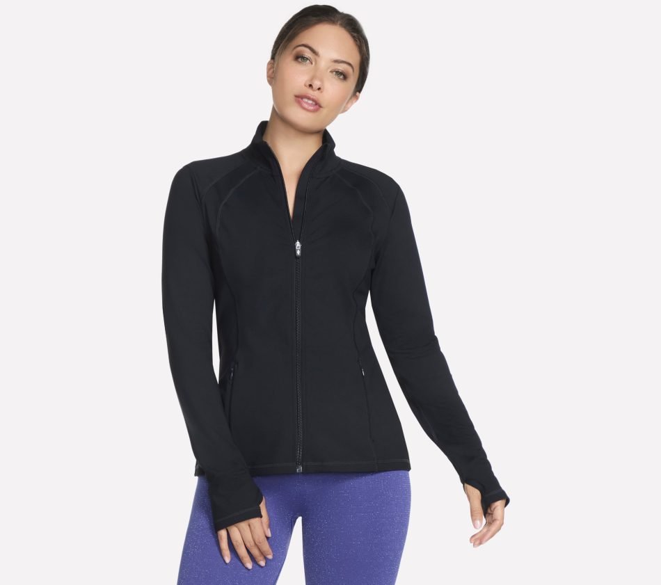 GO WALK Jacket  in black JA132-BLK-1