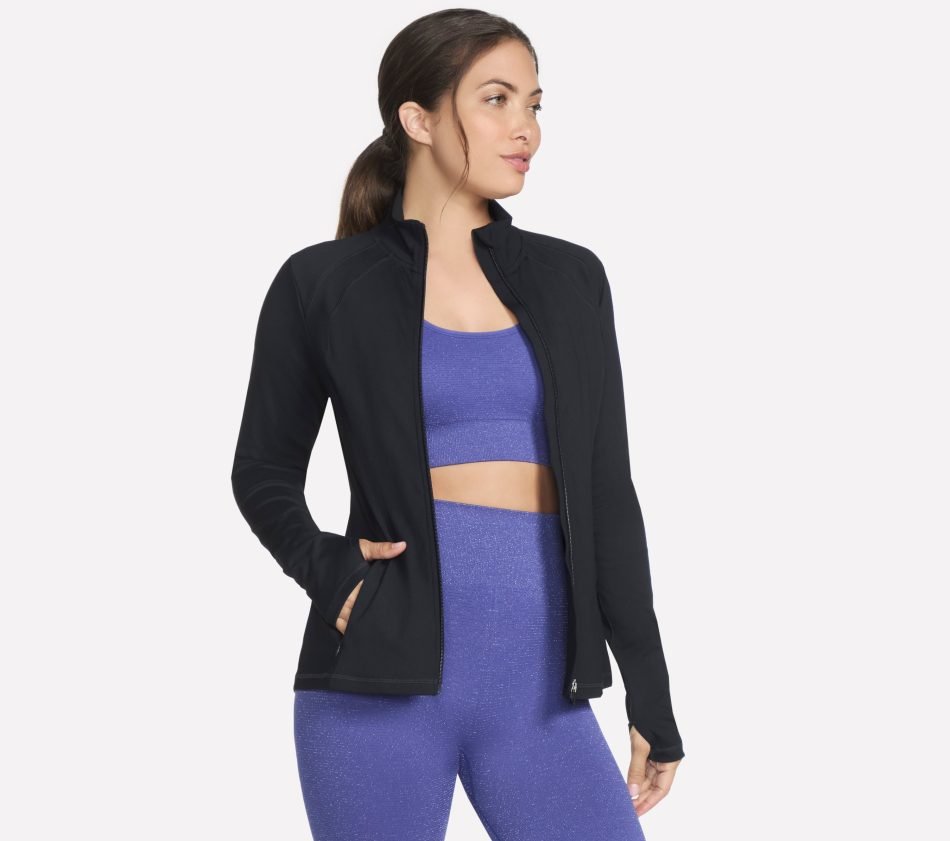 GO WALK Jacket  in black JA132-BLK-1 - Image 2