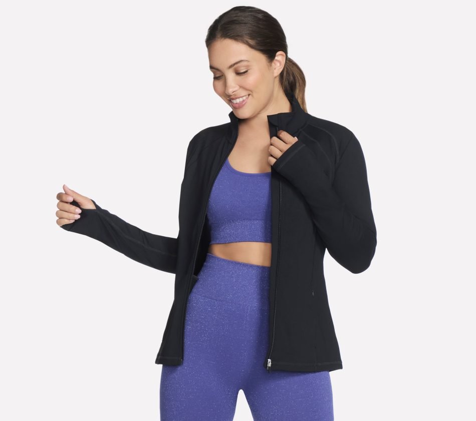 GO WALK Jacket  in black JA132-BLK-1 - Image 3