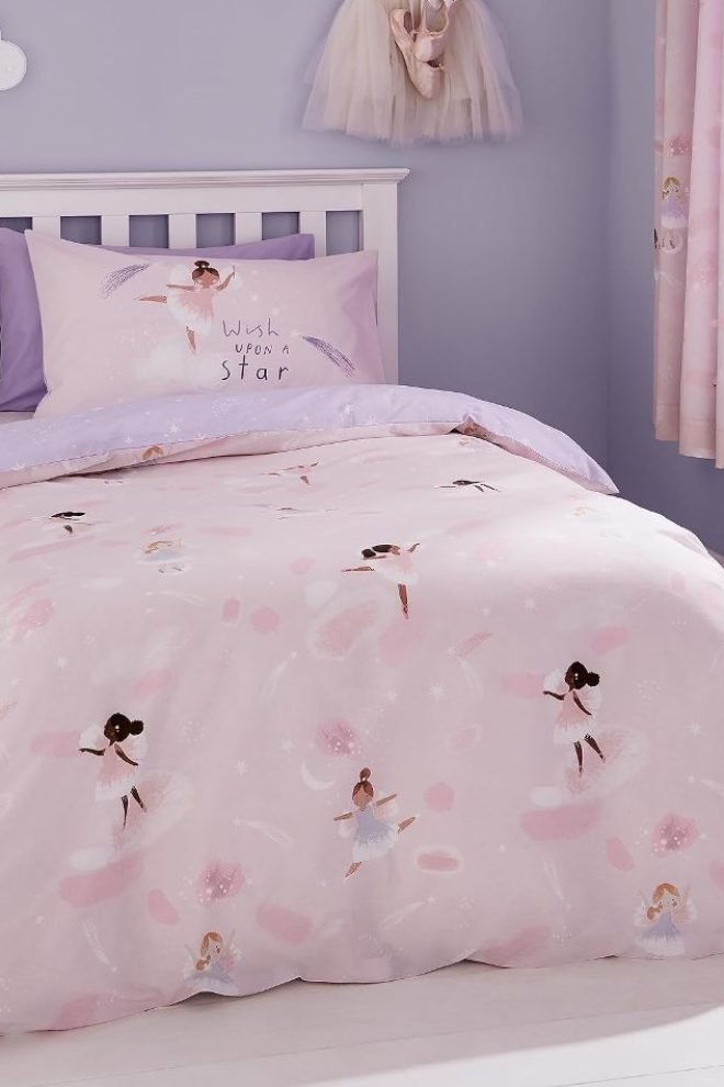 Catherine Landsfield Dancing Fairies duvet cover set - pink KIDS-DANC-1