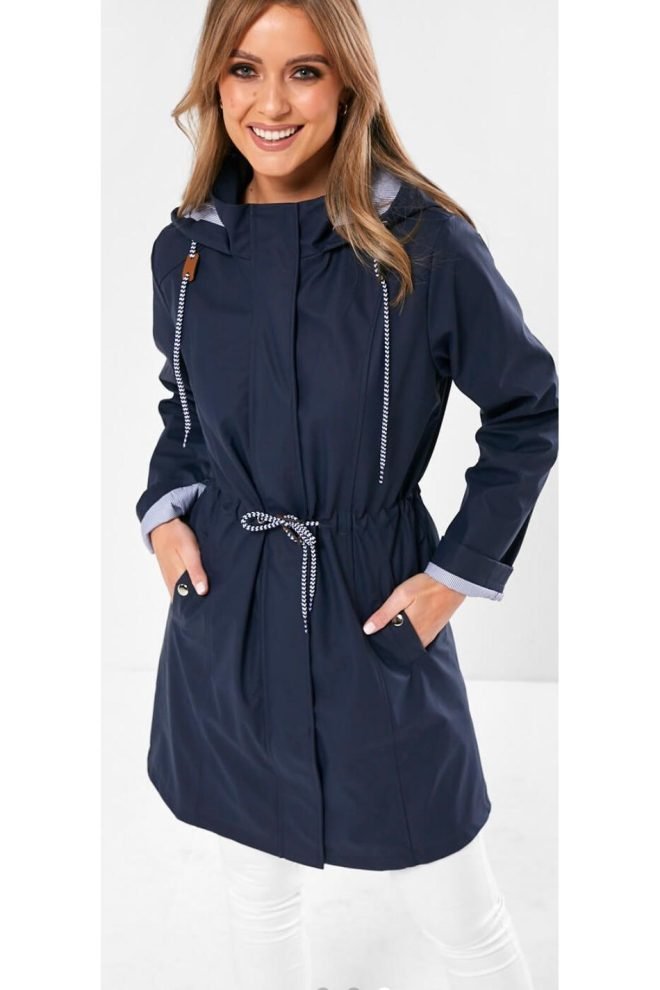 Long midnight storm raincoat MA25002-NAVY