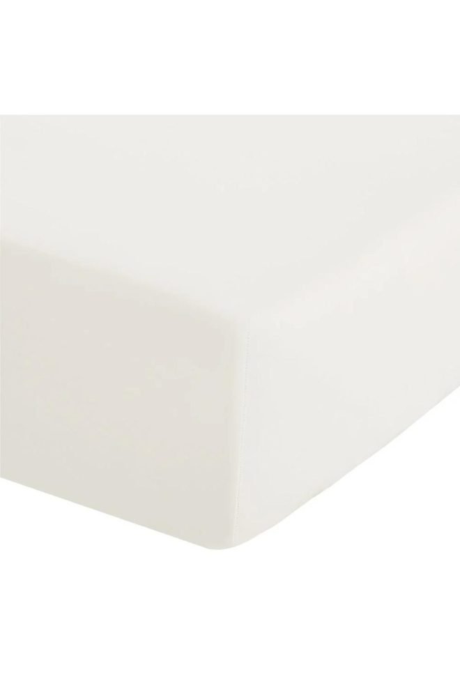Regular (depth: 25cm) fitted sheet  cream REGFIT-CREAM-1