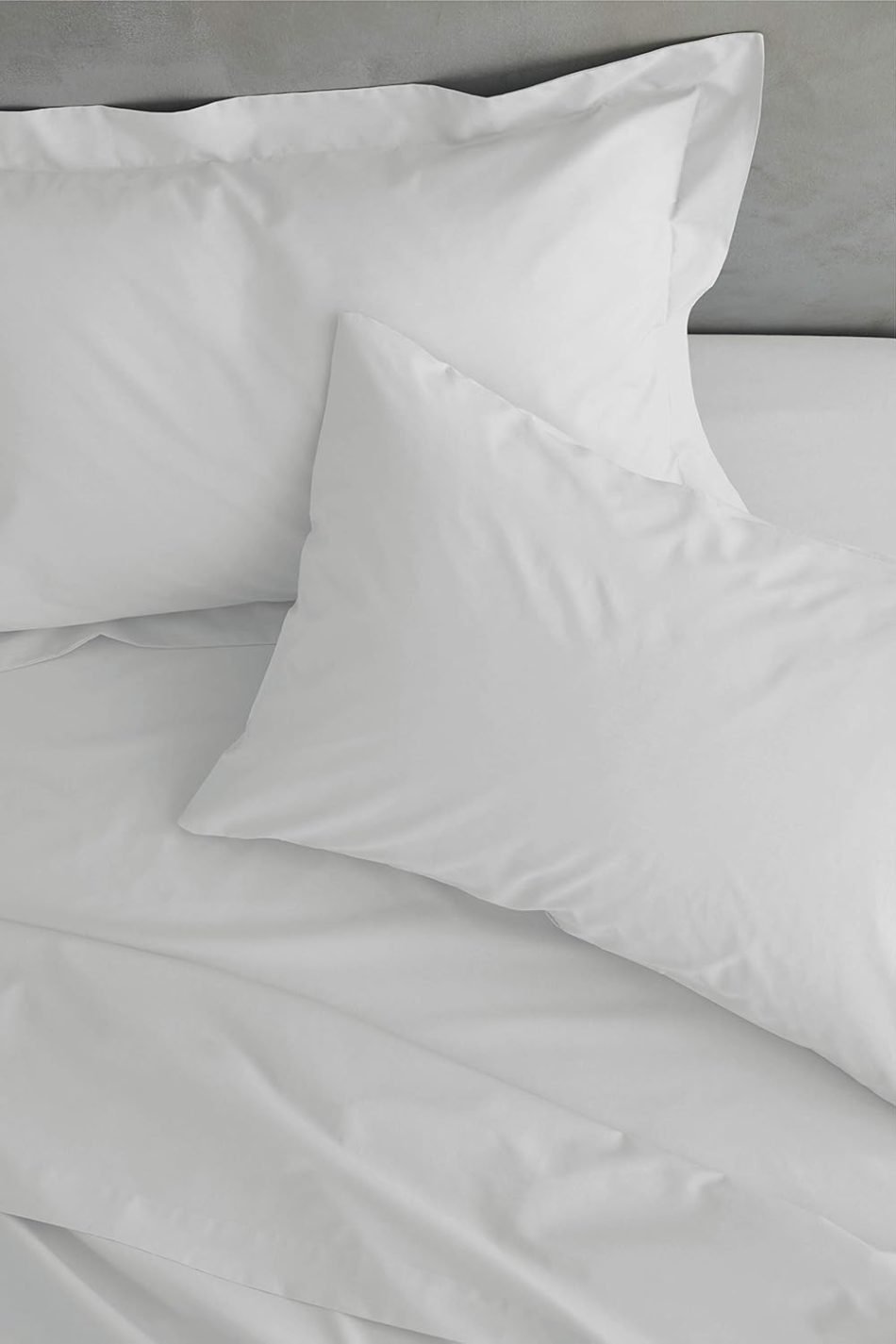 Regular (depth: 25cm) fitted sheet  white REGFIT-WHITE-1 - Image 2