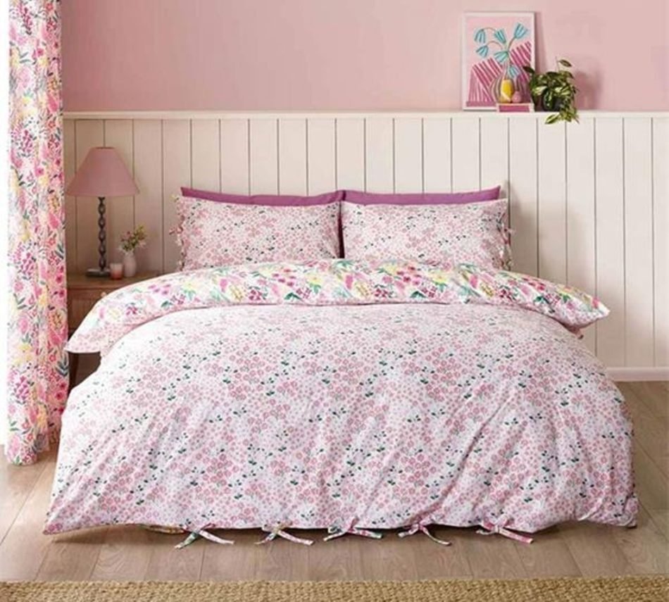 Catherine Lansfield Tilly floral duvet cover set TILLY-DUVCOV-1 - Image 2
