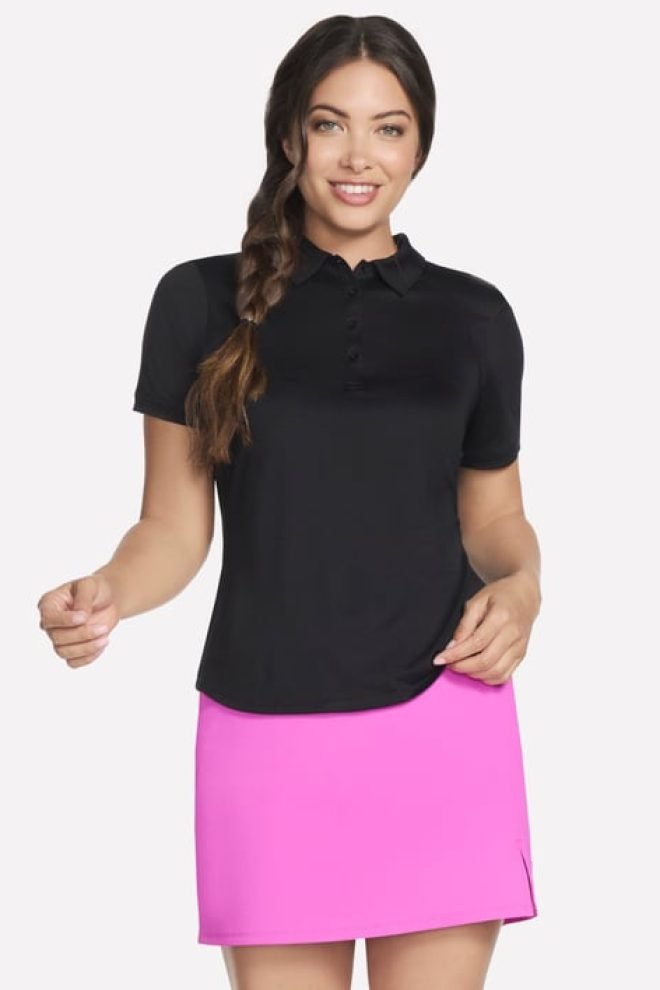 GO DRI SWIFT club polo in black TP30-BLK-1