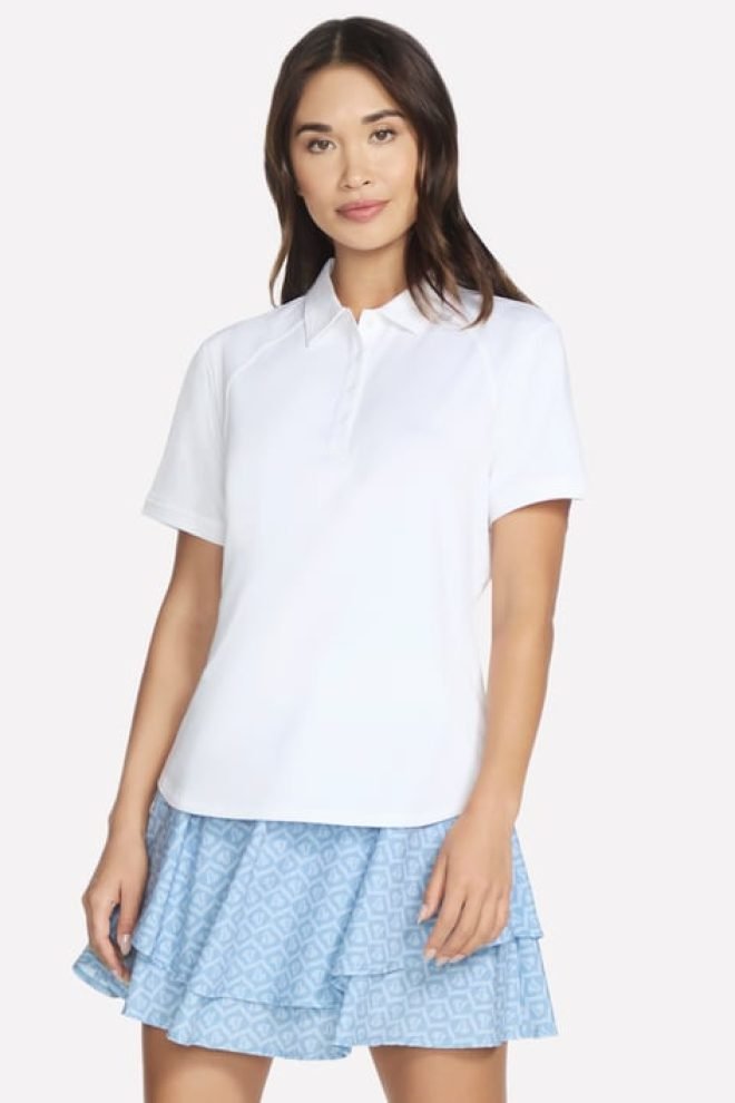 GO DRI SWIFT club polo in white TP30-WHT-1