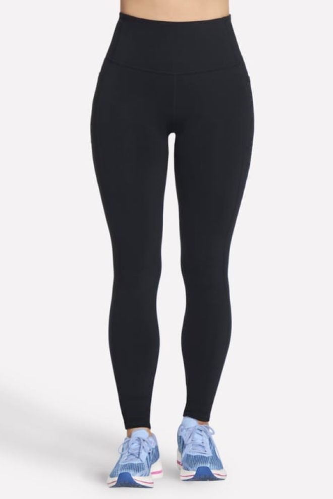 Skechers GO WALK HW legging in black W03LG30B-BLK-1