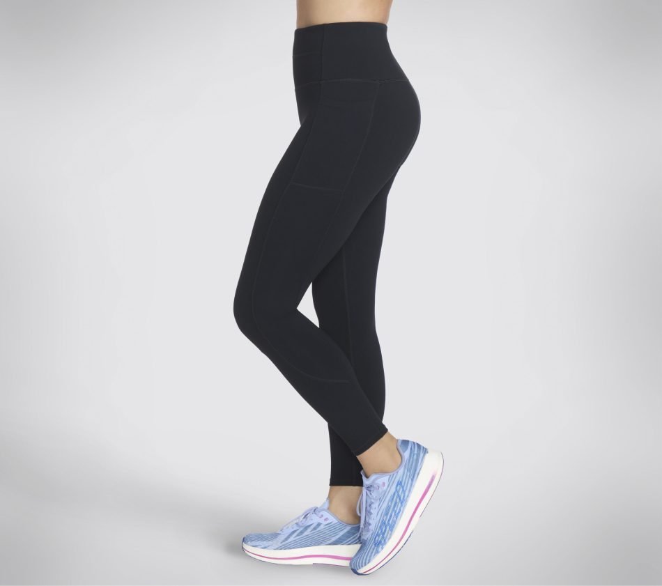 Skechers GO WALK HW 7/8 legging in black W03LG31B-BLK-1 - Image 3