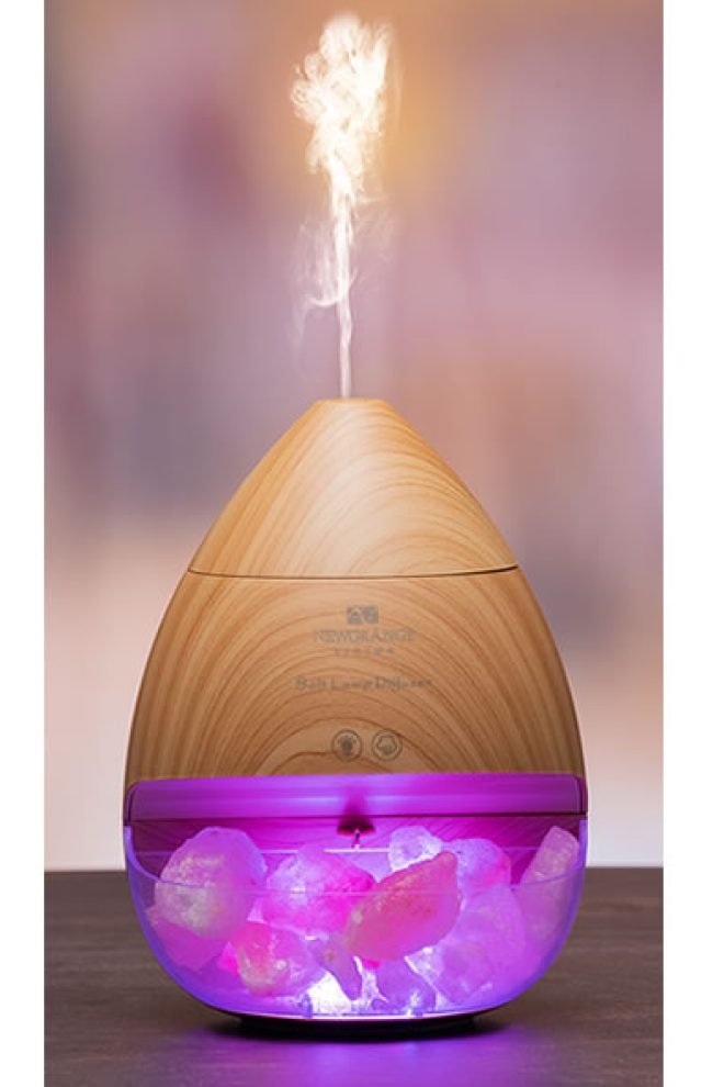 Colour-changing salt lamp diffuser 100044