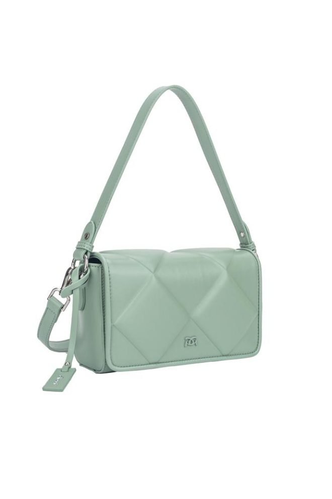 Gionni mint quilted flap bag 11G2752-GREEN-1