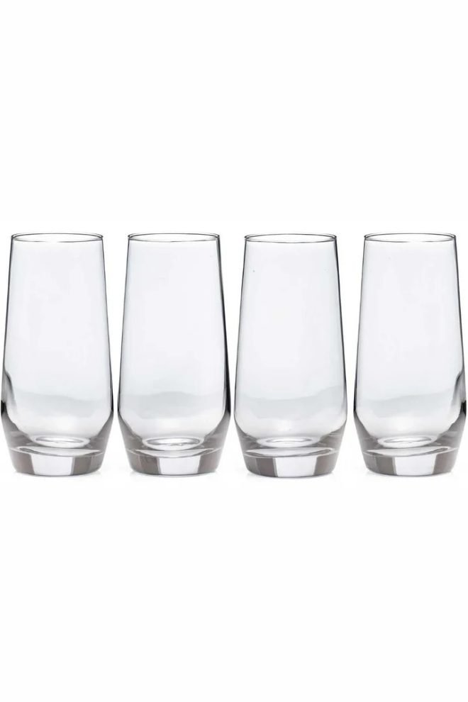 Grey lustre hiball glasses, set of 4  1714101-1