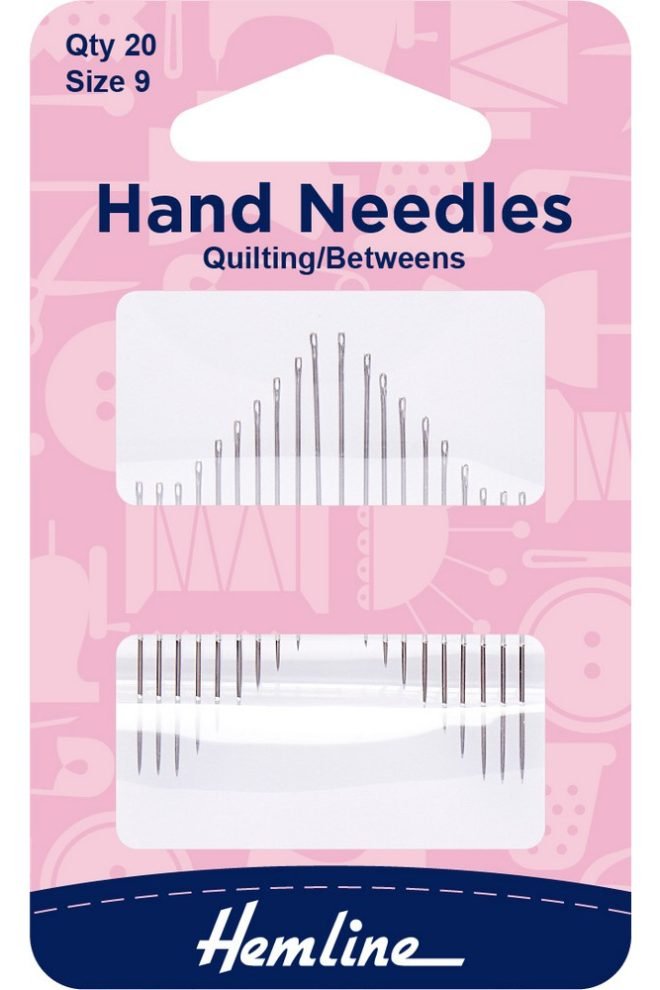 Quilting / betweens hand needles size 9 20 pcs 202.9