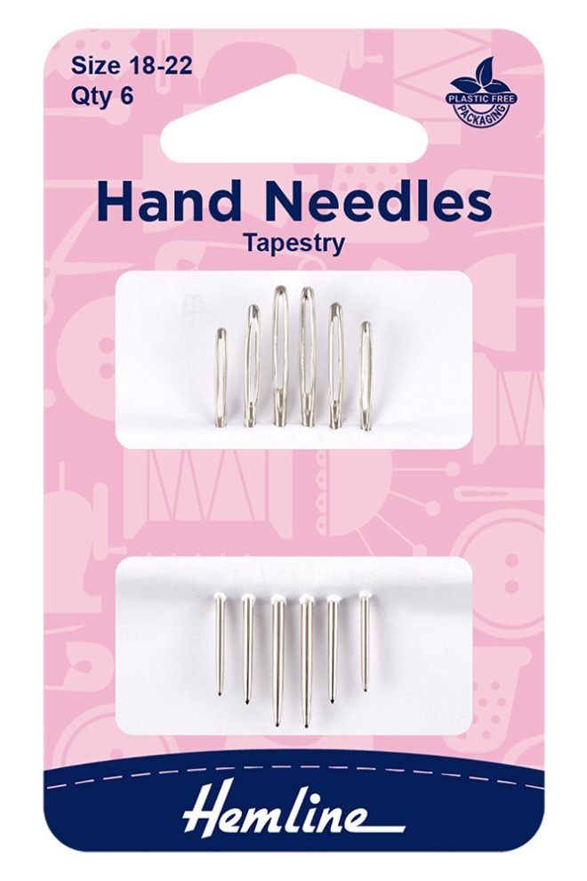 Tapestry hand needles size 18-22 6 pcs 203.1822
