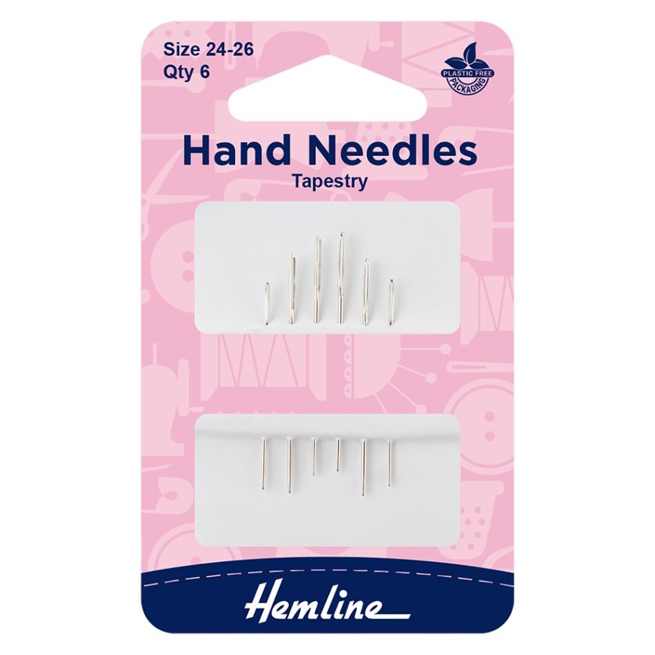 Tapestry hand needles size 24-26 6 pcs 203.2426