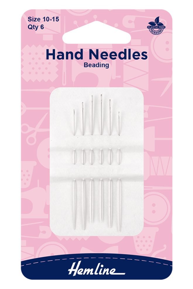 Beading hand needles size 10-15 6 pcs 209.101