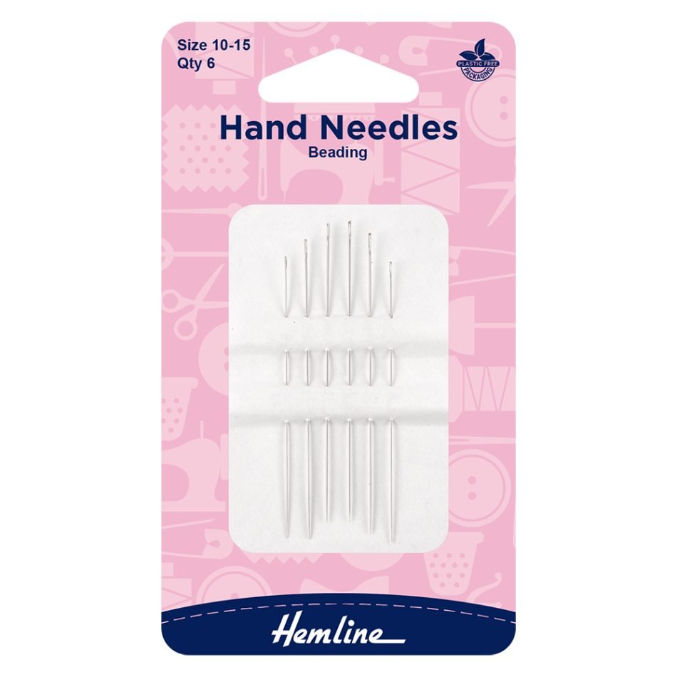 Beading hand needles size 10-15 6 pcs 209.101