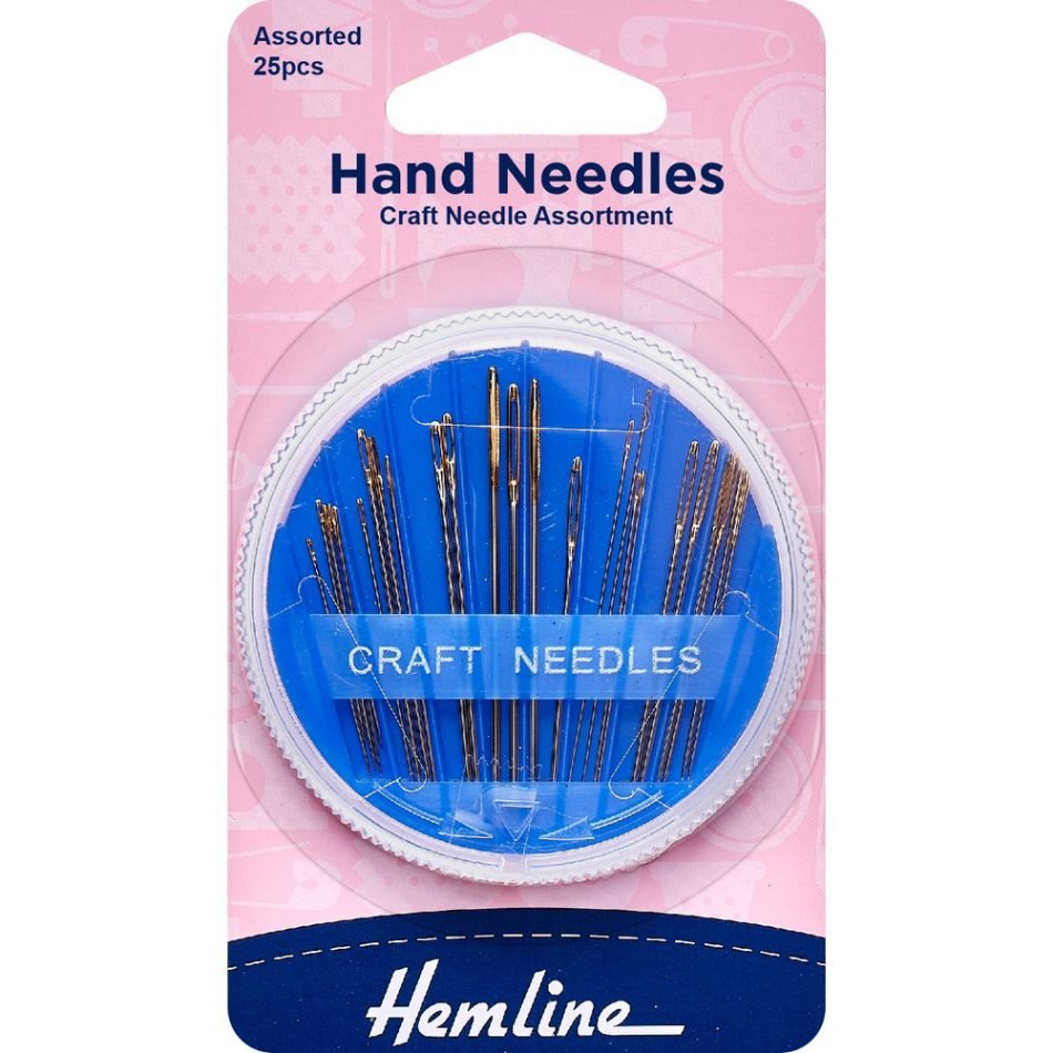 Craft needle assortment hand needles assorted size 25 pcs 210.25