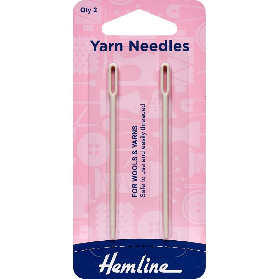 Yarn needles for wools & yarns plastic, 2 pcs 211