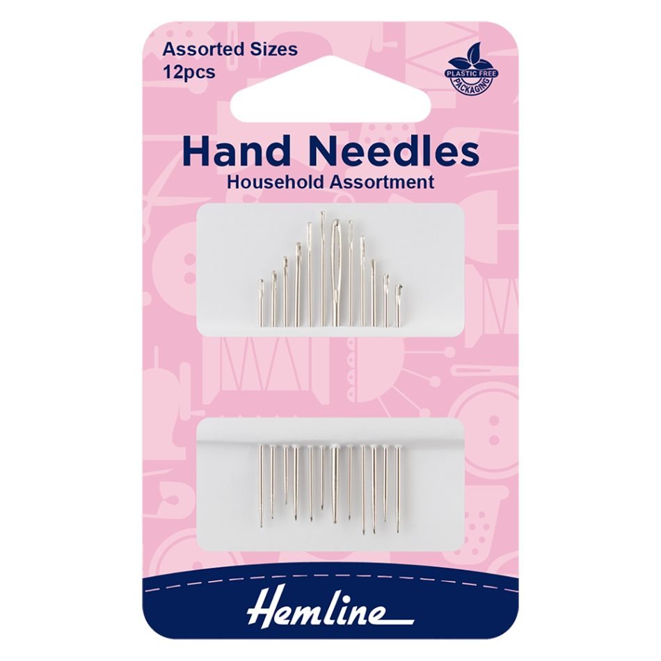 Household assortment hand needles assorted size 12 pcs 214