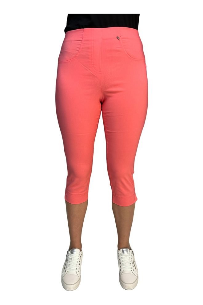 Pinns Rose sunkist coral trousers   226C-SUN-1