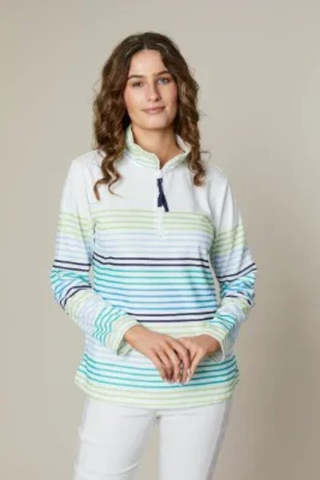 Jessica Graaf striped long sleeve top  29304-038