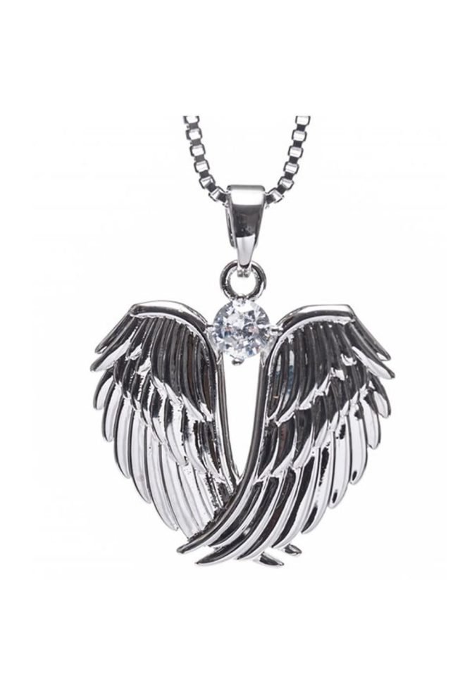 Silver angel wings pendant 600080