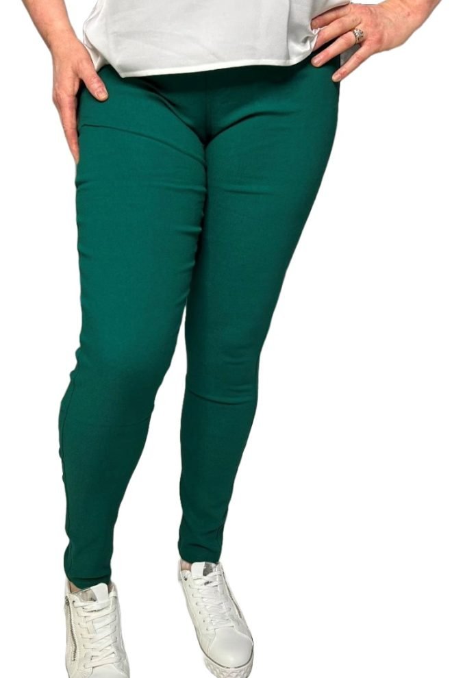 Christys vibrant green jeggings  6511-GRE-1