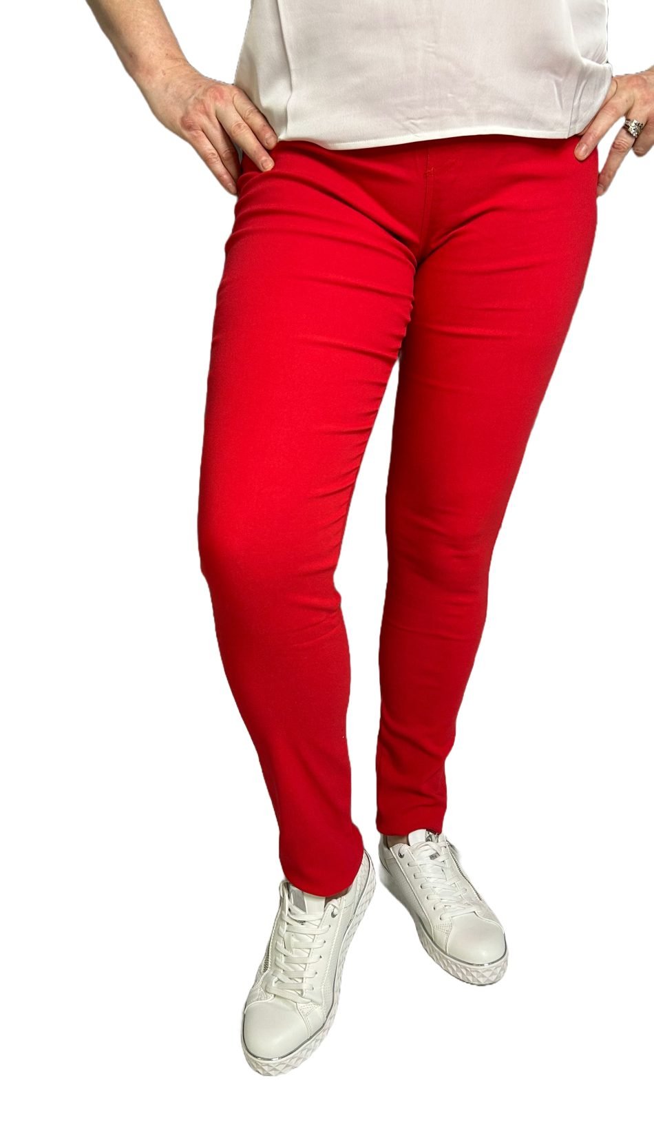 Christys fiery red jeggings  6511-RED-1