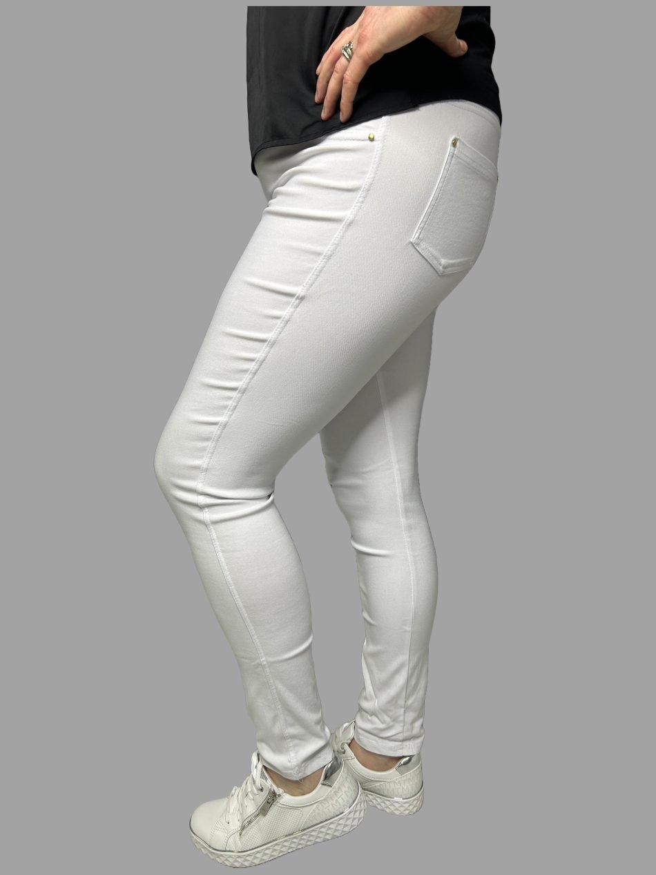 Christys crisp white chic jeggings  6511-WHI-1 - Image 3