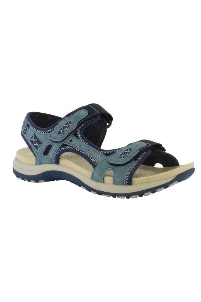 Free Spirit Frisco comfort sandals, navy FRIS-NAVY-1