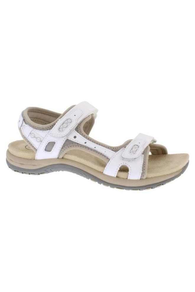 Free Spirit Frisco comfort sandals, white FRIS-WHI-1