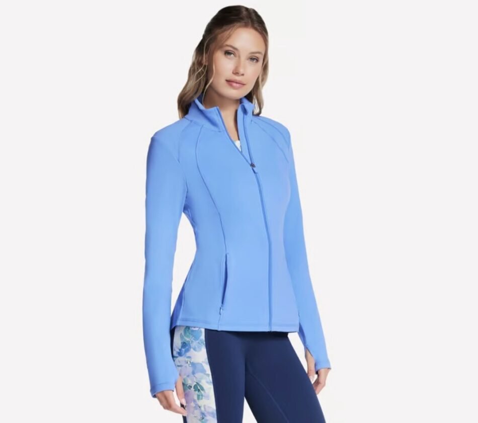 GO WALK Jacket in periwinkle JA132-PERI-1 - Image 3