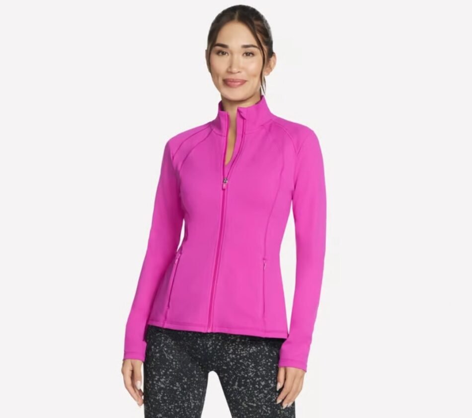 GO WALK Jacket in fuchsia pink JA132-PKPR-1