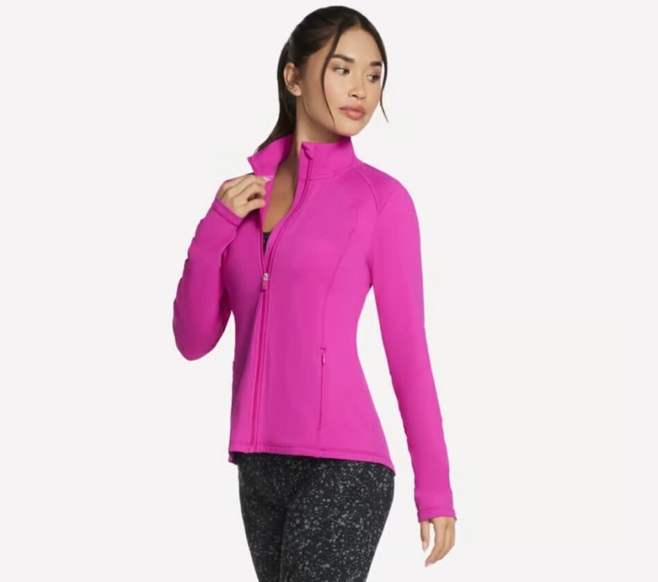 GO WALK Jacket in fuchsia pink JA132-PKPR-1 - Image 3