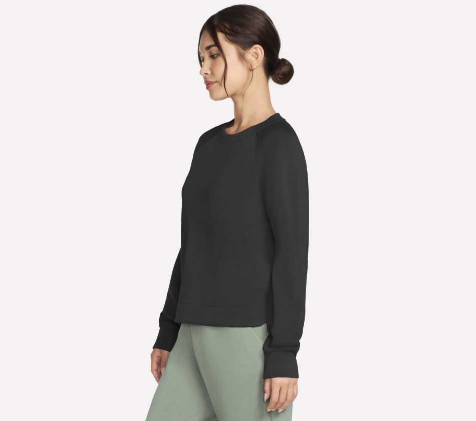 Skechluxe Elevate crewneck in black LT152-BLK-1 - Image 2