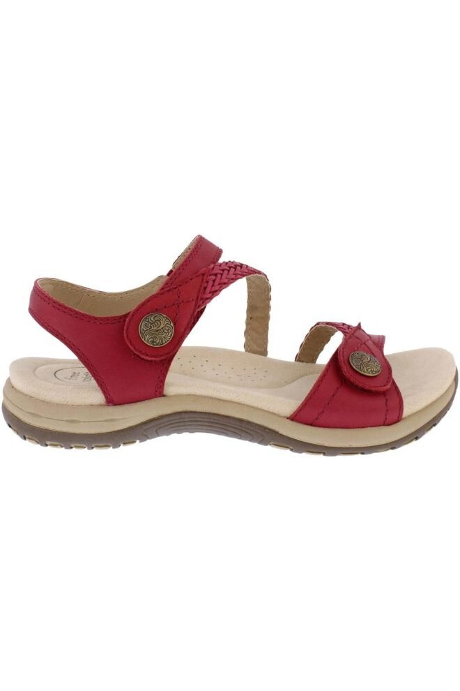 Free Spirit leather Malibu sandals, chilli pepper MALI-CHILL-1