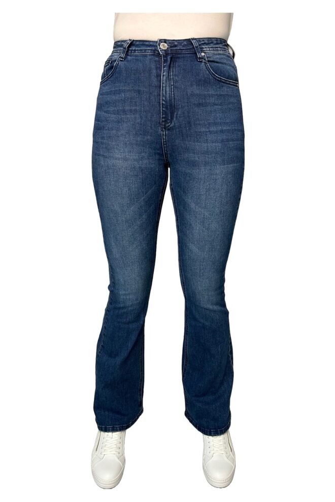 Rant & Rave Fiona Flare leg jeans retro blue RR41-N20-1