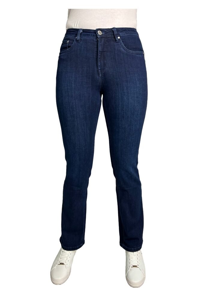 Rant & Rave Maud bootcut leg jeans mid blue RR41-N27-1