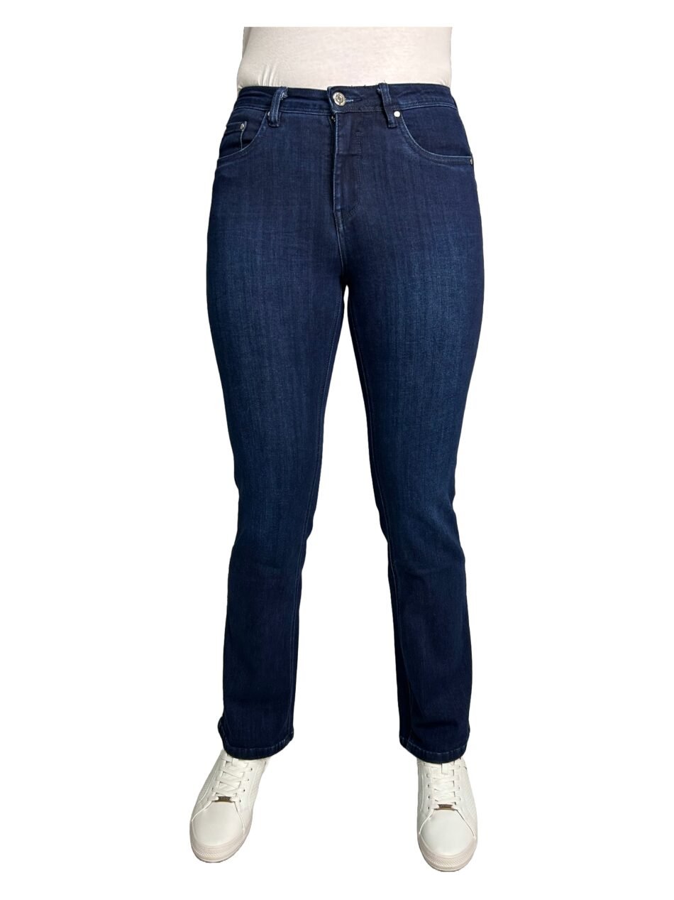 Rant & Rave Maud bootcut leg jeans mid blue RR41-N27-1