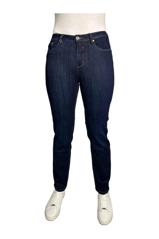 Rant & Rave Lola straight leg jeans mid blue RR41-N28-1